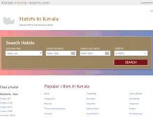 Tablet Screenshot of kerala-hotels-resorts.com